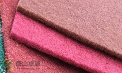 不銹鋼拉絲布_百潔布紅綠色_去污工業擦機布清潔布